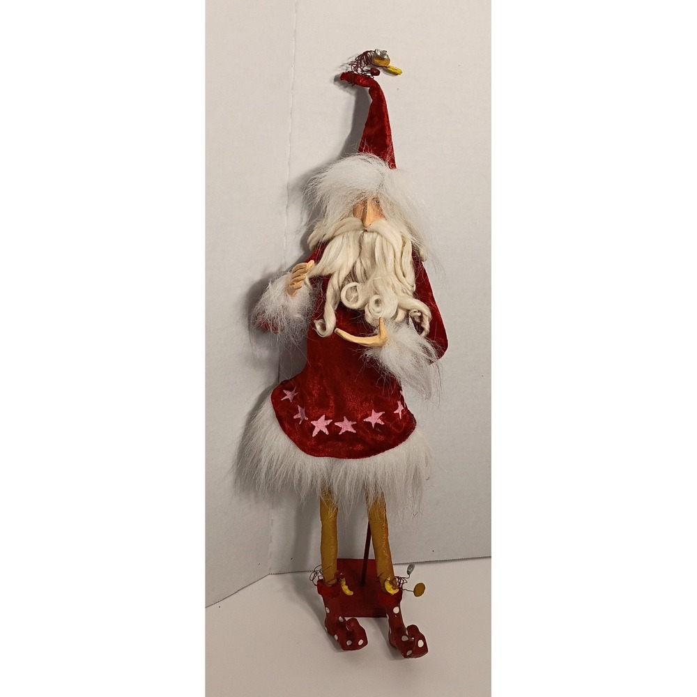 Dept. 56 Krinkles Wizard Santa Elf Figure Doll 20" Christmas Patience Brewster